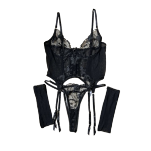 Lace set with garters