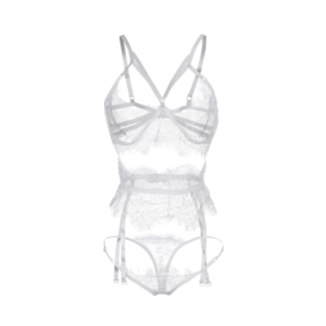 Lace Set Underwire with Garters