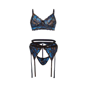 Lace Set Underwire with Garters